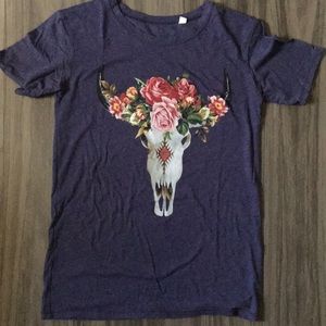 Silkscreen graphic T-shirt